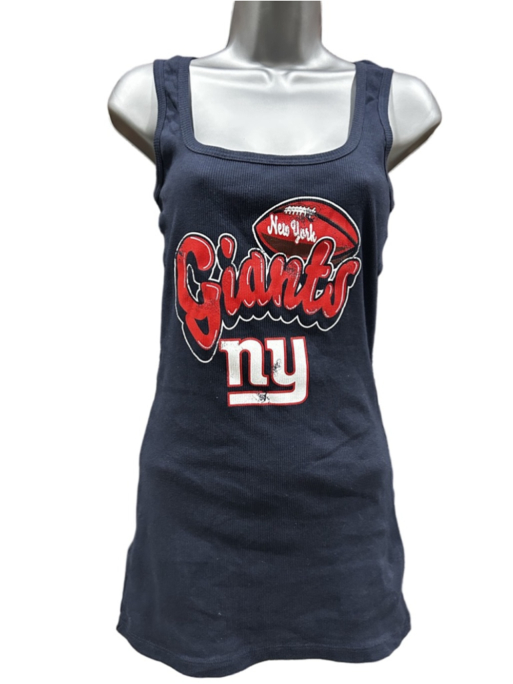 NWT NFL Team Apparel NY Giants Women’s Fitted Ribbed Tank size Large
